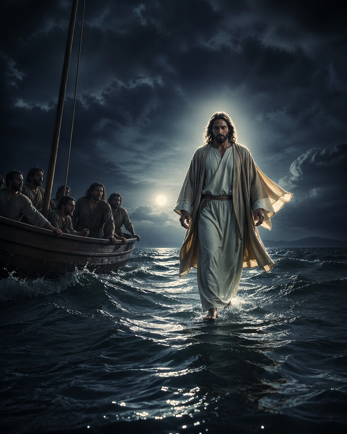 Jésus marche sur l'eau